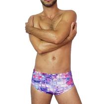 Sunga Boxer Estampada Digital Piscina J Wilas Beachwear