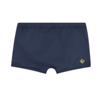 Sunga Boxer Infantil BGR em Malha Splash na cor Azul