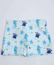 Sunga Boxer Infantil Estampa Caranguejo MR Tam 1 a 10-57109