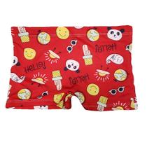 Sunga Boxer Infantil Estampada Meninos 4 a 8 Anos Masculino