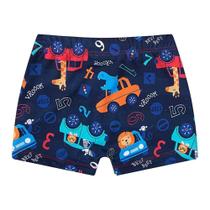 Sunga Boxer Infantil Fps Uv50+ Tip Top Menino Short De Praia Masculino Piscina Verão Bk73