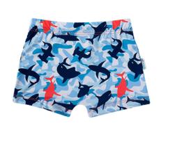 Sunga Boxer Infantil Fps Uv50+ Tip Top Menino Short Praia Masculino Piscina Verão Bk75