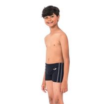 Sunga Boxer Infantil Helanca C/ Detalhe Preto Natação Praia Hammerhead