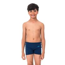 Sunga Boxer Infantil Helanca Com Detalhe Marinho Natação Hammerhead
