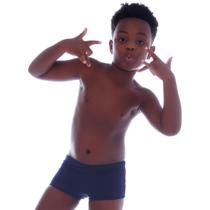 Sunga Boxer Infantil Marinho Cecí