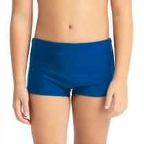 Sunga Boxer Infantil Praia Menino Uv50 Piscina Natação Azul