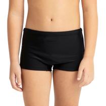 Sunga Boxer Infantil Praia Menino Uv50 Piscina Natação Preto