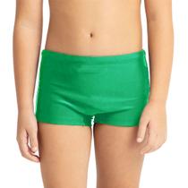 Sunga Boxer Infantil Praia Menino Uv50 Piscina Natação Verde
