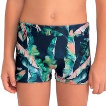 Sunga Boxer Infantil Secagem Rapida Praia Estampada Mash