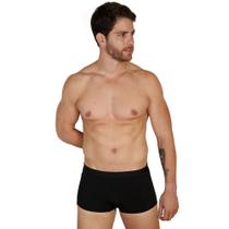 Sunga boxer lisa masculina com bolso lateral e cordão básica moda praia piscina adulta toda forrada