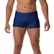 Sunga Boxer Lisa Moda Praia Piscina Tendência Verão Box Azul Sunga Boxer Lisa Moda Praia Piscina Tendência Verão Box Azul