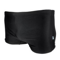 Sunga Boxer Lisa Preta Pé na Água HL004 Sunga Boxer Lisa Preta Pé na Água HL004