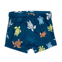 Sunga Boxer Malha UV com Cordão Interno Menino Praia