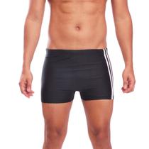 Sunga Boxer Masculina Box Praia Piscina Verão Forrada FMF Preto