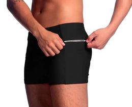 Sunga Boxer Masculina Com Bolso Moda Praia Proteção Uv50