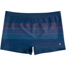 Sunga Boxer Masculina Mash Estampada Listrada Colorida Com Forro E Cintura Elastica