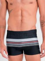 Sunga Boxer Mash 300.130 Masculina Degradê Listras FPS 50 Poliéster T. P/GG