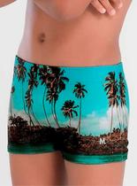 Sunga Boxer Mash 310.94 Infantil Estampa Paisagem FPS 50 Poliéster T. P/GG Sunga Boxer Mash 310.94 Infantil Estampa Paisagem FPS 50 Poliéster T. P/GG