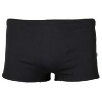 Sunga Boxer Natação (21 cm) Pé na Água Preta Helanca - H004 Sunga Boxer Natação (21 cm) Pé na Água Preta Helanca - H004