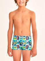 Sunga Boxer Pingo de Alegria 11311P Infantil Estampada Surf Poliéster T. 04/10 Sunga Boxer Pingo de Alegria 11311P Infantil Estampada Surf Poliéster T. 04/10