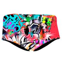 Sunga de Natação Phelps Laci Brief 13cm Training com Design Color-Block (24 a 26US) Sunga de Natação Phelps Laci Brief 13cm Training com Design Color-Block (24 a 26US)