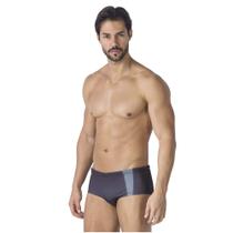 Sunga elite preta e chumbo kauna swim Sunga elite preta e chumbo kauna swim