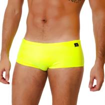 Sunga Fashion Power média amarelo neon forro frente e costas