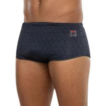 Sunga Fila Basic Print Masculina - Preto P