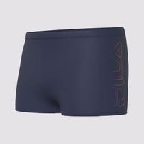 Sunga Fila Boxer Side Print II Azul Marinho Sunga Fila Boxer Side Print II Azul Marinho