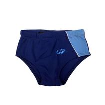 Sunga Hammerhead helanca viés - Infantil - Marinho/Azul Fluor