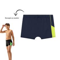 Sunga Infantil BGR Boxer em Malha Splash Proteção UV50+ Mari Tamanho:12Cor:Igual da foto