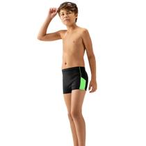 Sunga Infantil BGR Boxer em Malha Splash Proteção UV50+ Pret Tamanho:16Cor:Igual da foto