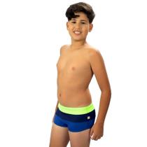 Sunga Infantil Boxer 3 Cores Verde Cecí Moda Praia