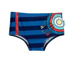 Sunga Infantil com Fps Uv50+ Tip Top Piscina Praia Menino Proteção Solar Traje Banho Masculino Bk76