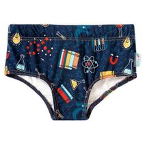 Sunga Infantil com Fps Uv50+ Tip Top Piscina Praia Menino Proteção Solar Traje Banho Masculino Bk76