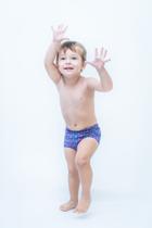 Sunga infantil com proteção uv - estampa âncora