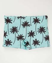 Sunga Infantil Estampa Coqueiros MR Tam 4 a 10-57083