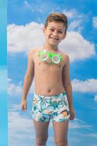 Sunga Infantil Estampa de Dinossauro Proteção UV50+ - Brandili Sunga Infantil Estampa de Dinossauro Proteção UV50+ - Brandili