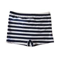 Sunga Infantil Listrada Azul e Branca 8 Anos - Basic + Sunga Infantil Listrada Azul e Branca 8 Anos - Basic +