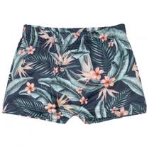 Sunga Infantil Menino Boxer com Proteção UV Infantil Azul Folhagem Quimby Sunga Infantil Menino Boxer com Proteção UV Infantil Azul Folhagem Quimby