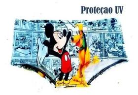 Sunga Infantil Menino Mickey Praia Verão Uv