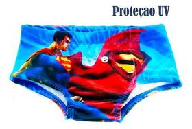 Sunga Infantil Menino Personagem Praia Verão Piscina Uv 30