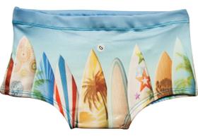 Sunga Infantil Menino Surf Prancha Praia Verão Piscina Pr Uv