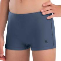 Sunga Infantil Para Meninos Modelo Boxer Lisa Moda Praia Mash