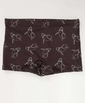 Sunga Juvenil Estampa Tubarão MR Tam 10 a 16-57079