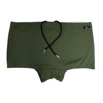 Sunga masculina adulto tradicional verde militar Sunga masculina adulto tradicional verde militar