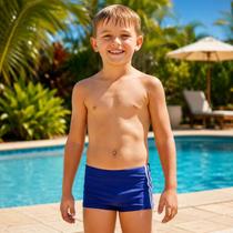 Sunga Masculina Boxer Infantil Menino Confortável Cueca Box Praia Piscina Natação Verão - PINK LOUNGE LINGERIE Sunga Masculina Boxer Infantil Menino Confortável Cueca Box Praia Piscina Natação Verão - PINK LOUNGE LINGERIE