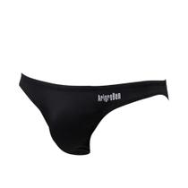 Sunga Masculina De Cintura Baixa Respirável Sexy Cor Sólida Com Bolsa Grande Elástica