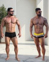 Sunga Masculina Kit verão Adulto Listrada Varias Cores