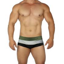 Sunga Masculina Listrada Adulto Moda Praia Proteção Solar Uv50 Sunga Masculina Listrada Adulto Moda Praia Proteção Solar Uv50
